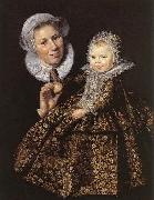 Frans Hals Catharina Hooft with her Nurse Germany oil painting artist